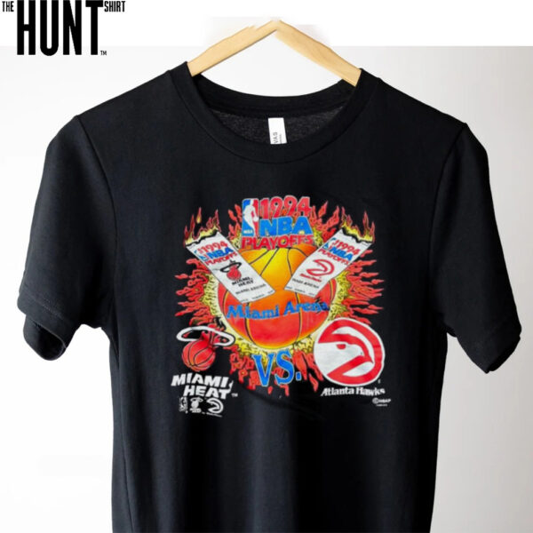 1994 NBA Playoffs Miami Heat vs. Atlanta Hawks T Shirt