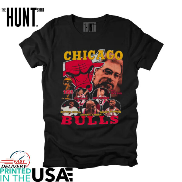 1996 Chicago Bulls Championship T Shirt