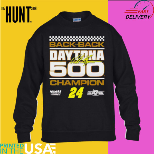 2025 Daytona 500 Champion Exclusive back to back shirt