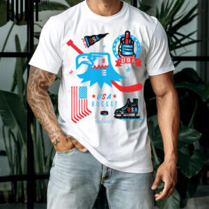 USA American Hockey t shirt