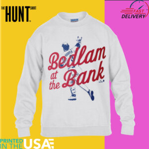 Bedlam at the Bank Mug shirt