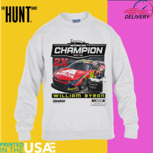 Official William Byron Daytona 500 Champion 2X NASCAR Cup Series 2025 t shirt