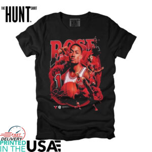 Derrick Rose Celebration Chicago Bulls T shirts