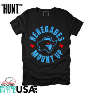 Arlington Renegades UFL Renegades Mount Up logo shirt