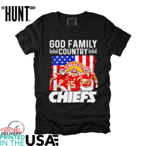 Kansas City Chiefs god family country Chiefs flag shirt