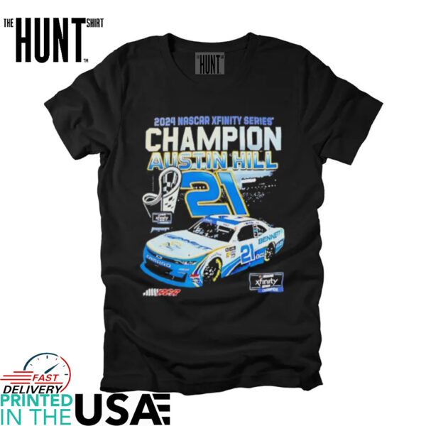 Austin Hill 2024 NHSCAR XFinity Series Champion shirt