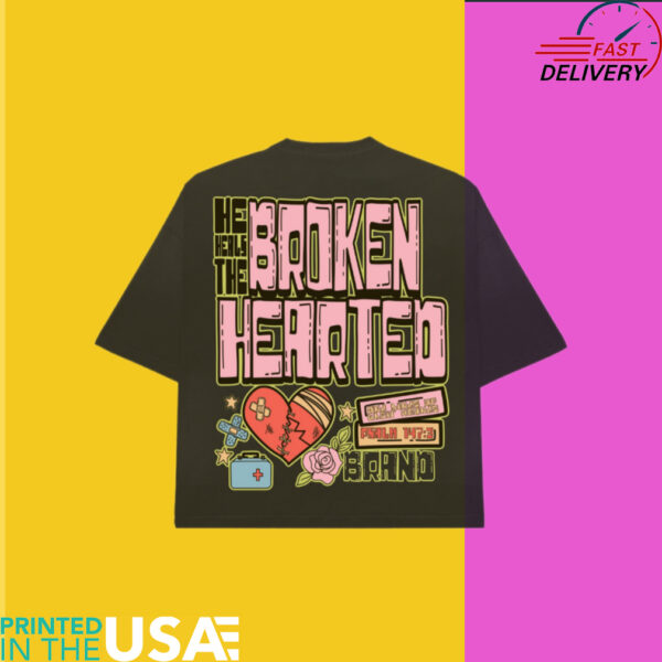 Broken Hearted Tee Design shirt