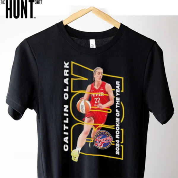 Caitlin Clark roy Indiana Fever basketball 2024 rookie of the year shirt