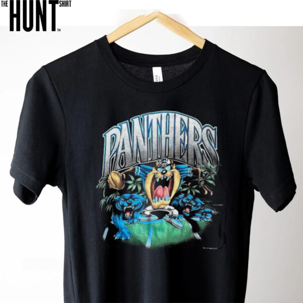 Carolina Panthers Taz Mania Crossover T Shirt