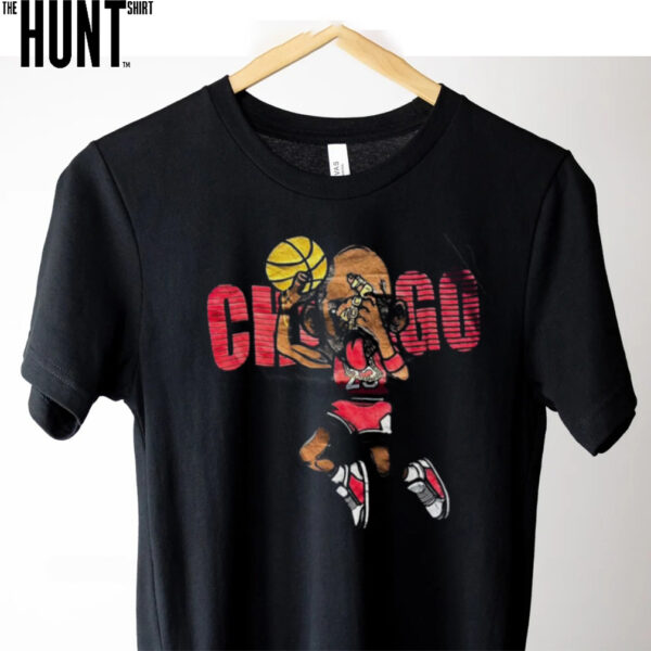 Chicago 23 Caricature Vintage Michael Jordan T Shirt