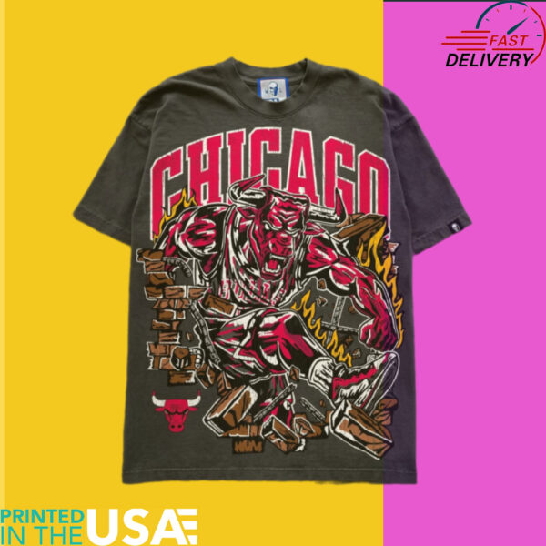 Chicago Bulls Break Through by Warren Lotas shirt