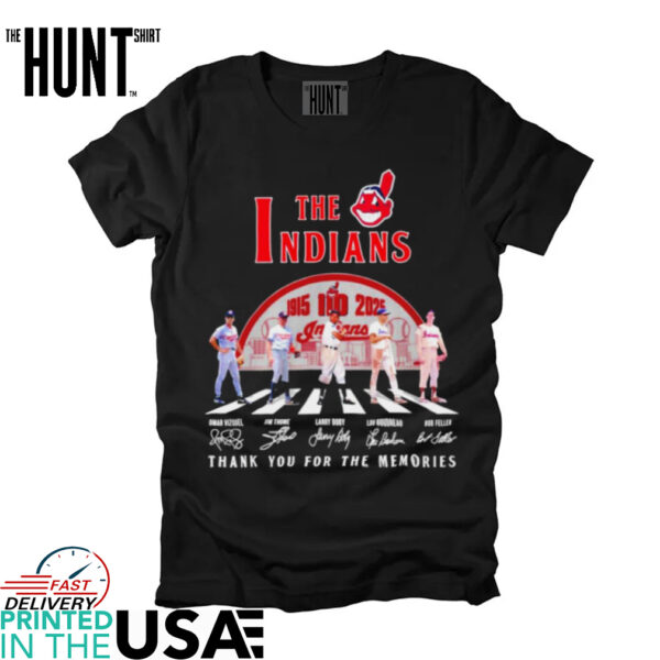 Cleveland Indians 110th Anniversary 1915 2025 Thank you Abbey Road shirt