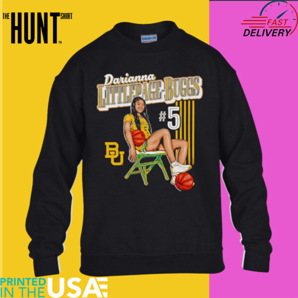 Darianna Littlepage Buggs Baylor basketball cartoon shirt