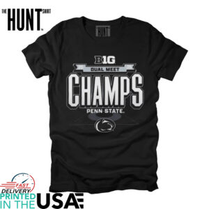 Penn State Nittany Lions 2025 Big Ten Wrestling Dual Meet Champions Locker Room Shirt