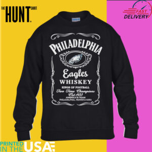 Philadelphia Eagles Whiskey kings of football two time Champions shirt