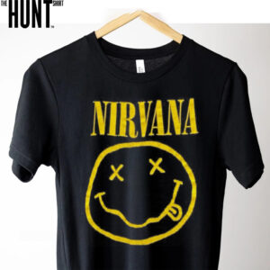 Vintage 1992 Nirvana Smiley  T Shirt