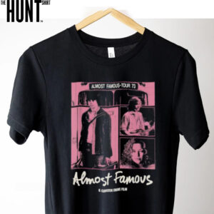 Almost Famous Pink Cast Photos Collage Movie shirt