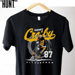 Sidney Crosby #87 Pittsburgh Penguins Hockey brush shirt