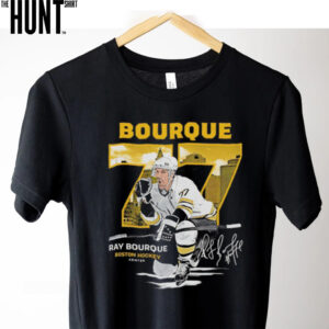 Ray Bourque #77 Boston Bruins Hockey throwback signature shirt