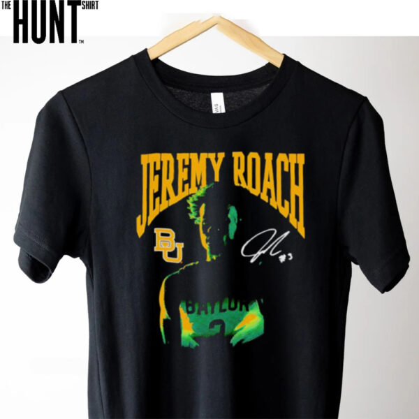 Jeremy Roach Baylor basketball portrait shirt