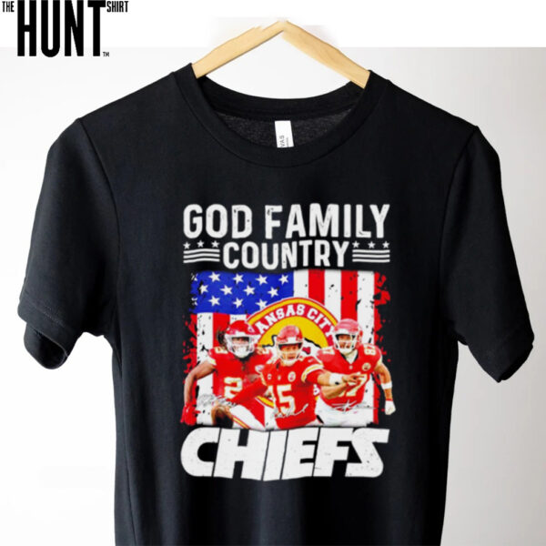 Kansas City Chiefs god family country Chiefs flag shirt