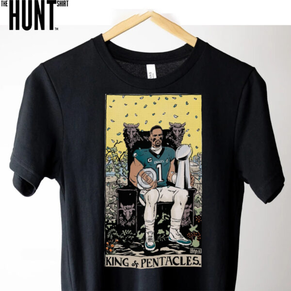 King of Pentacles Eagles Number shirt