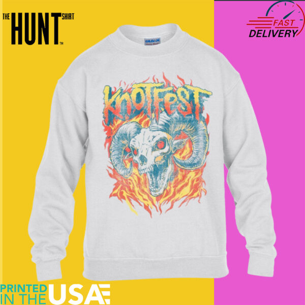 Knotfest Fiery Goat Skull  Shirt