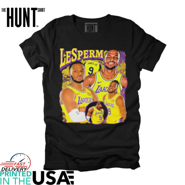 LeSperm James Jr Los Angeles Lakers T Shirts