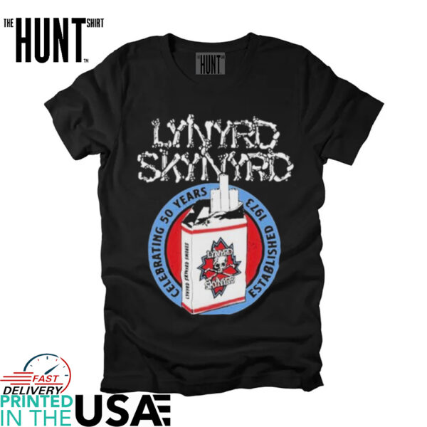 Lynyrd Skynyrd Smokes Celebrating 50 Years Est 1973 2024 Tour T Shirts