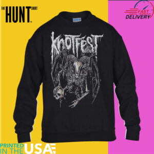 Knotfest Grey Demon Drip Skulls shirt