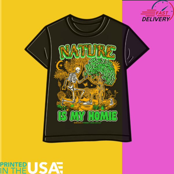 Nature is My Homie Skeleton & Tree shirt