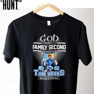 God Frist Family Secon Then North Carolina Tar Heels mascot shirt