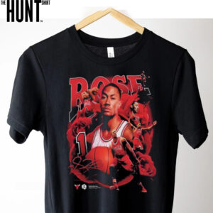 Derrick Rose Celebration Chicago Bulls T shirts