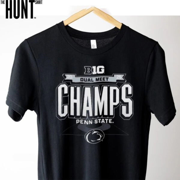 Penn State Nittany Lions 2025 Big Ten Wrestling Dual Meet Champions Locker Room Shirt