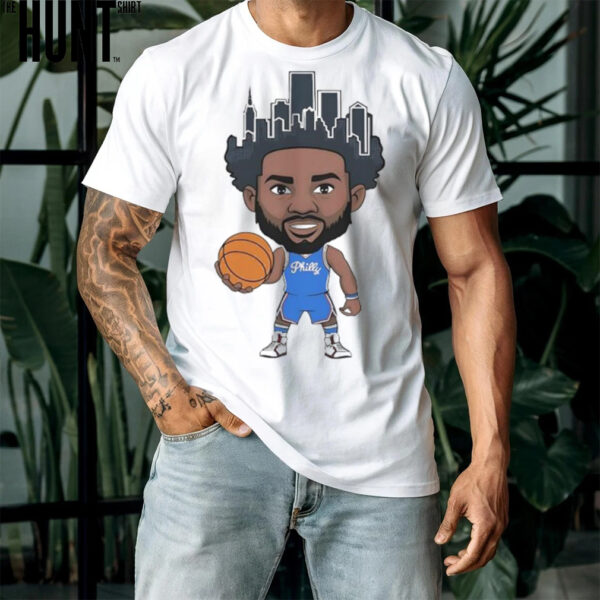 Philadelphia 76ers Joel Embiid city baller head shirt