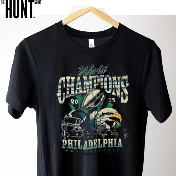 Philadelphia Eagles Two Time Champions T Shirt