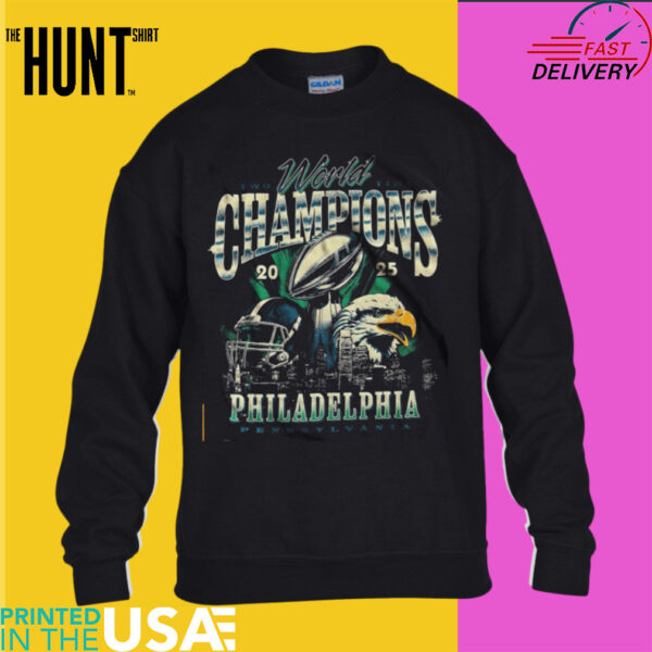 Philadelphia Eagles Two Time Champions T Shirt