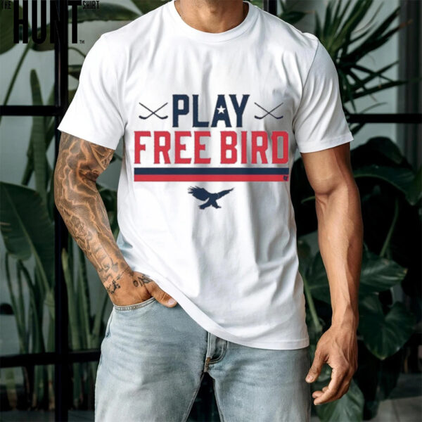 Play Free Bird American Hockey T Shirts