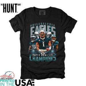 Philadelphia Eagles Super Bowl LIX Champions shirt