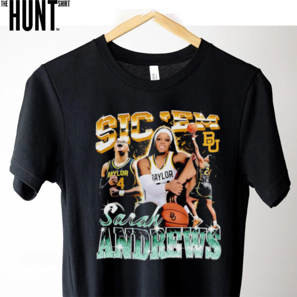 Sarah Andrews Baylor basketball 90s graphic shirt