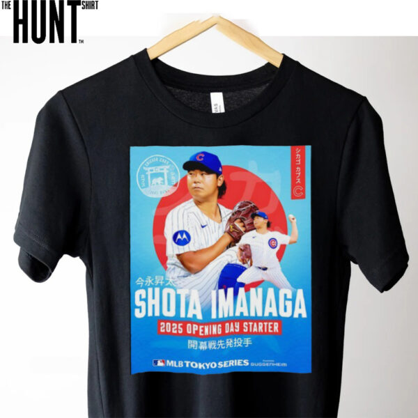 Shota Imanaga Chicago Cubs 2025 Opening Day Starter shirt