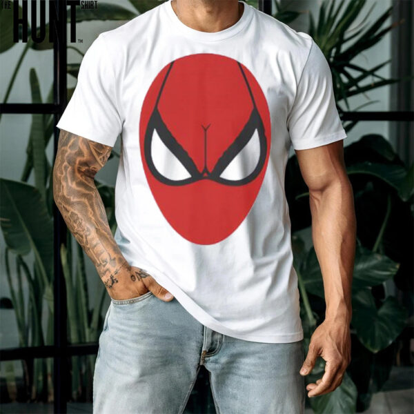 Spider Man Head Breast Parody shirt