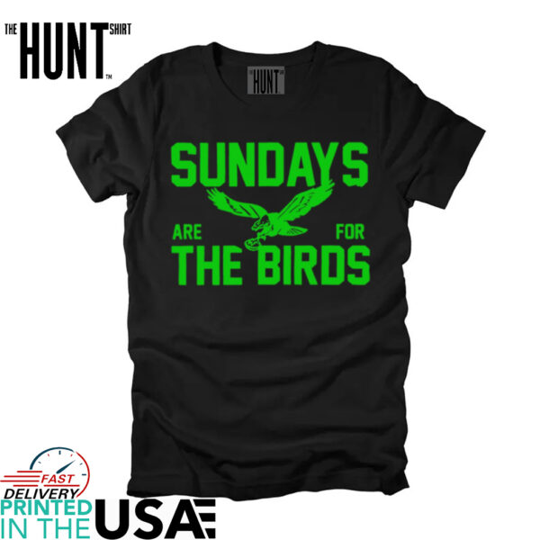 Sundays Are For The Birds Washing Cotton Football shirt