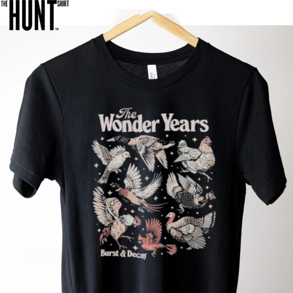 The Wonder Years Burst And Decay Bird Collage T shirts