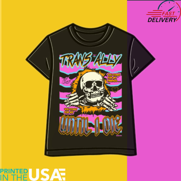 Trans Ally Skeleton Hand shirt