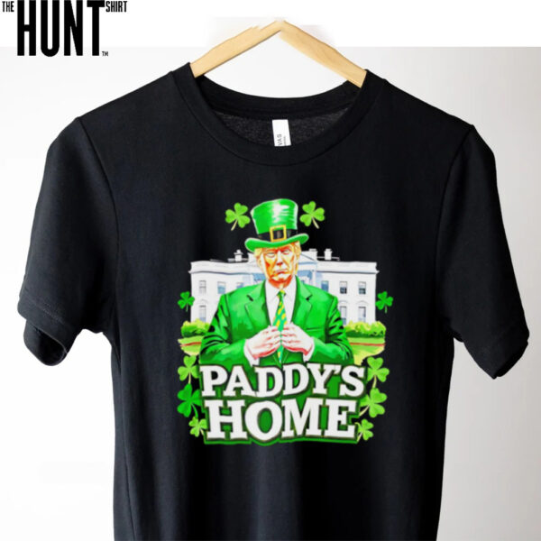 Trump Paddy’s Home St. Patrick’s Day cartoon shirt