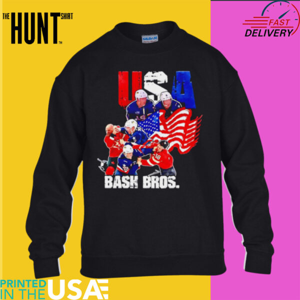 USA bash bros Bennett and Brandon Hagel hockey shirt