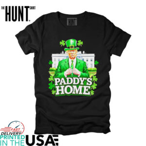 Trump Paddy’s Home St. Patrick’s Day cartoon shirt