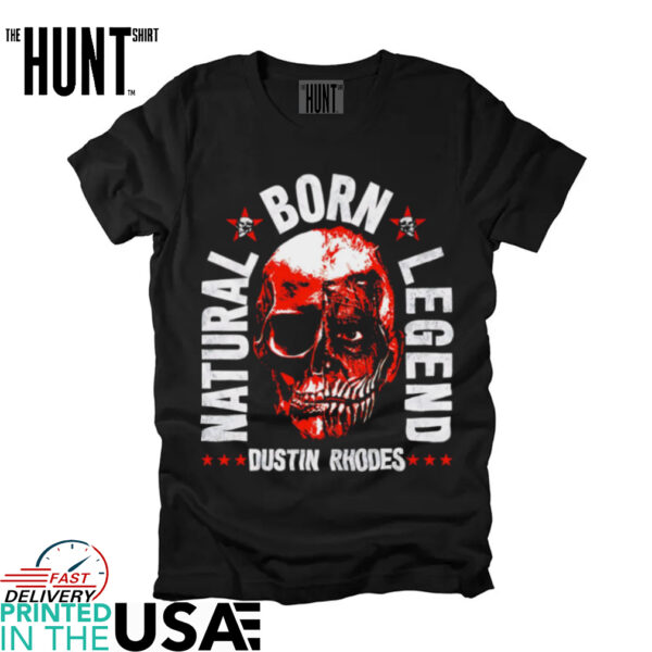 WWE Natural Born Legend Dustin Rhodes skull shirt