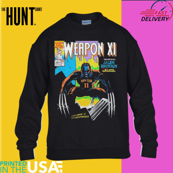 Weapon Xi New York 11 Jalen Brunson Berserker shirt